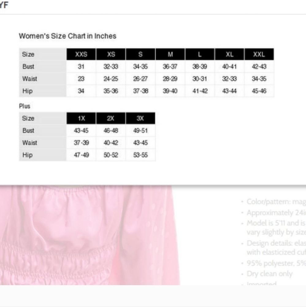 Wayf PINK "Dawn" Color pattern: magenta dots, Long Sleeve, perfect for Spring - Picture 11 of 11
